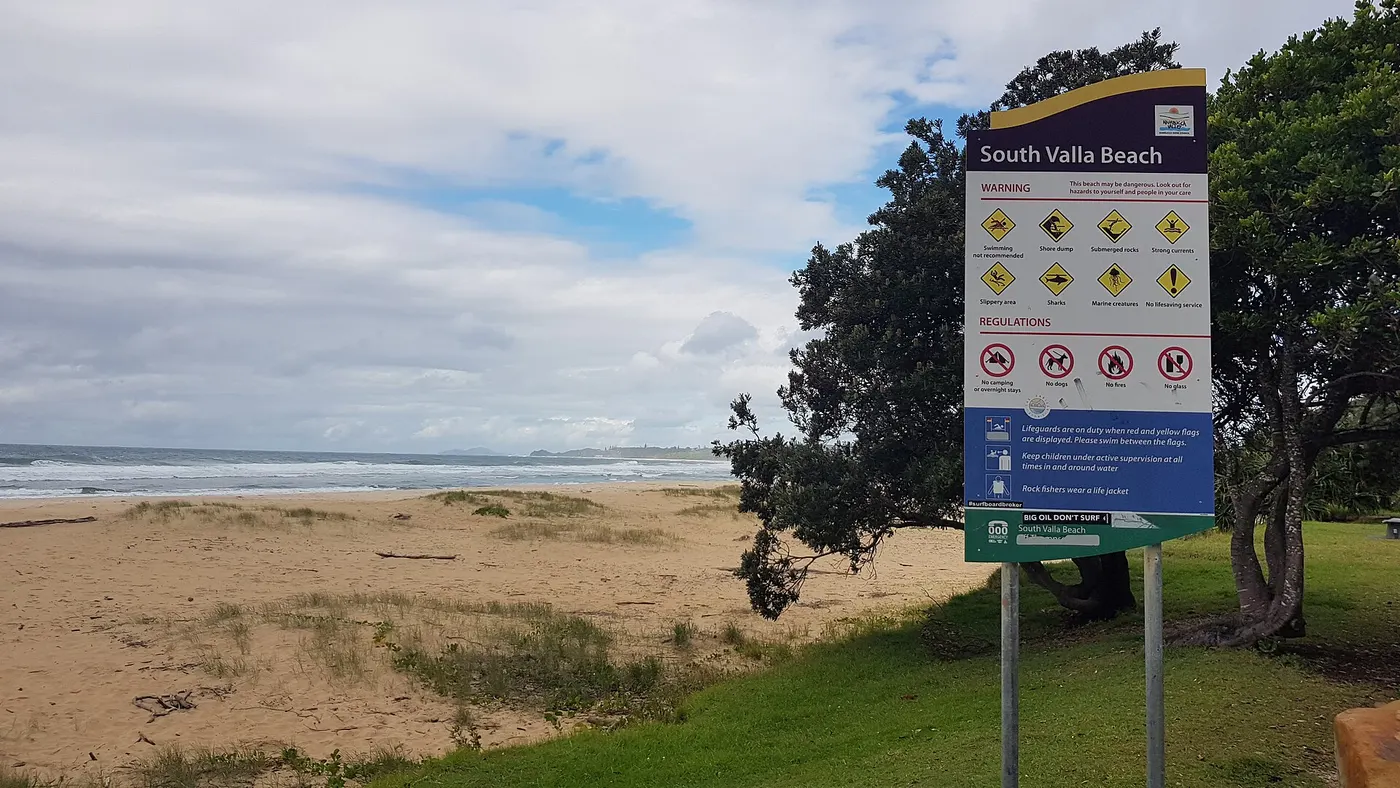 South Valla Beach, Valla Beach