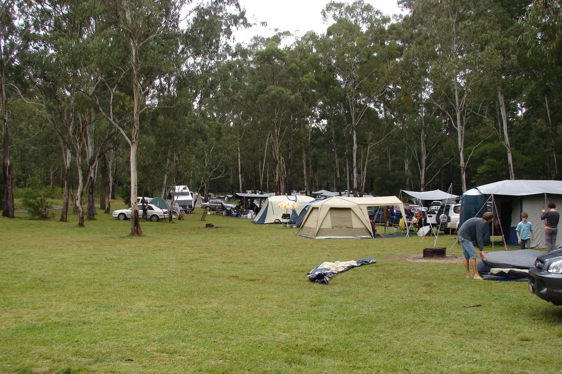 Poplar Flat camping area Main Range NP, Goomburra