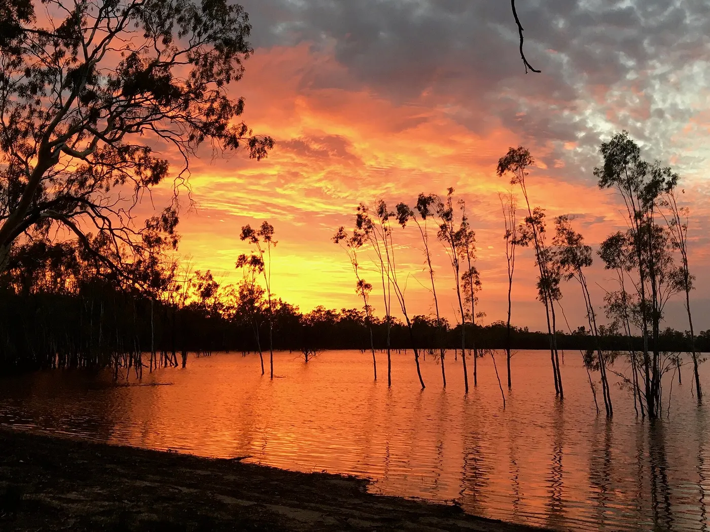 Campground - Lake Hattah Campground at Hattah Kulkyne National Park., Hattah