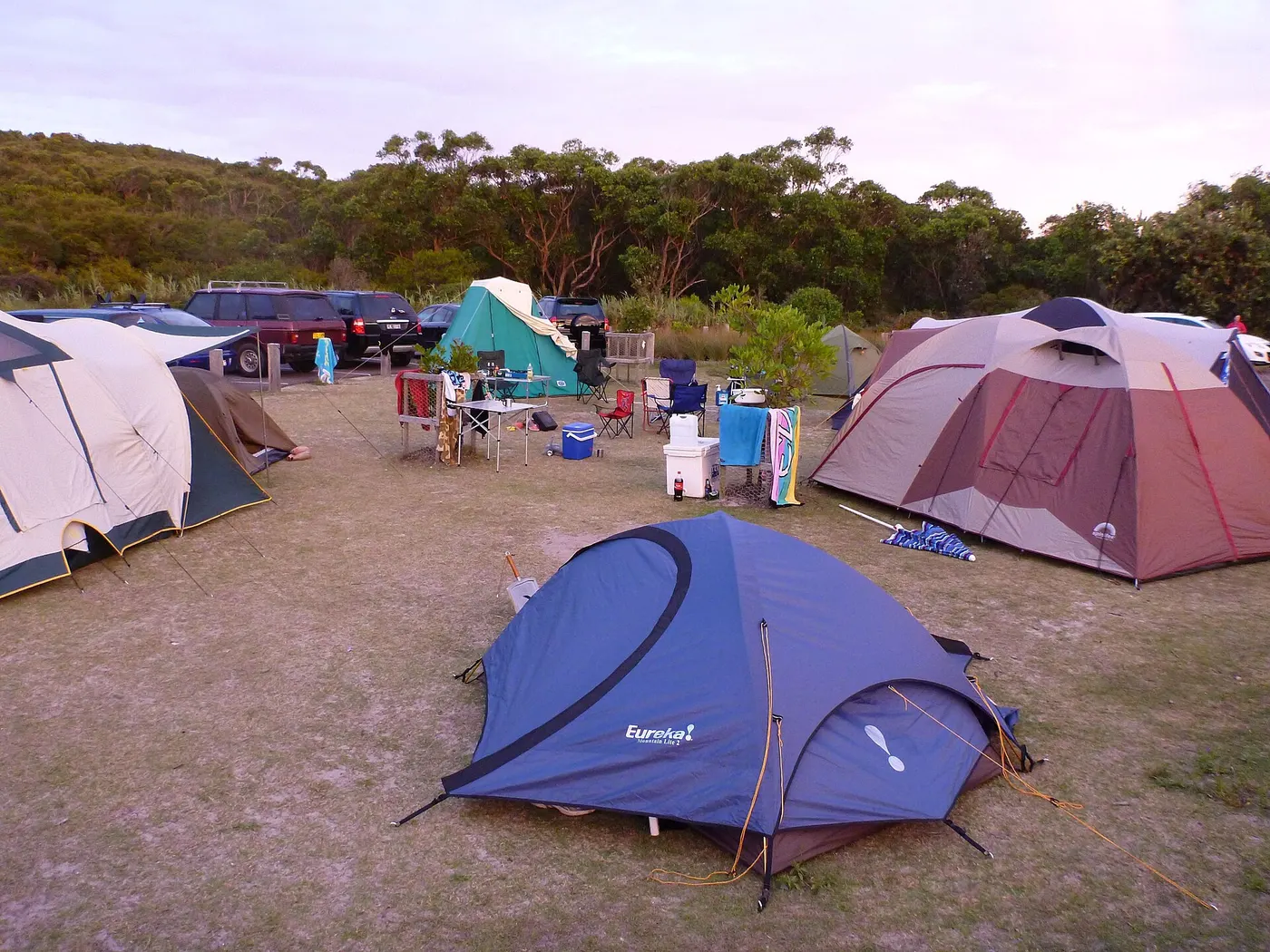Freemans Camping Area, Wybung