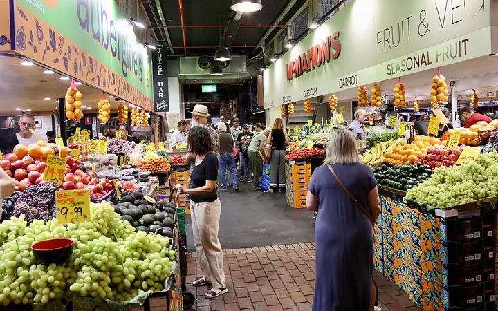 Inside the Adelaide Central Market