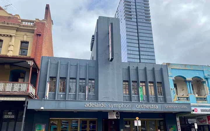 The ASO's Grainger Studio building, Hindley Street