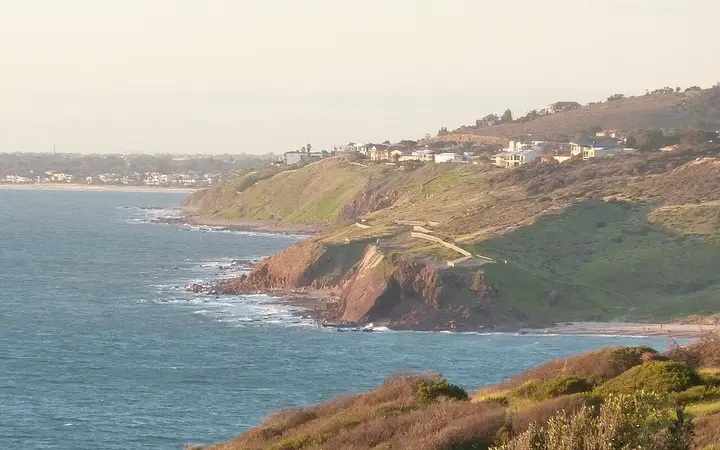 Hallett Cove's rocky coast