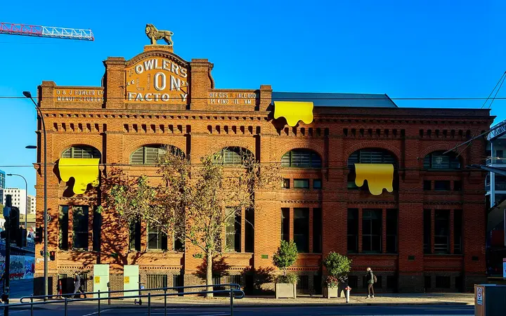 The Lion Arts Centre on Morphett Street, home of JamFactory
