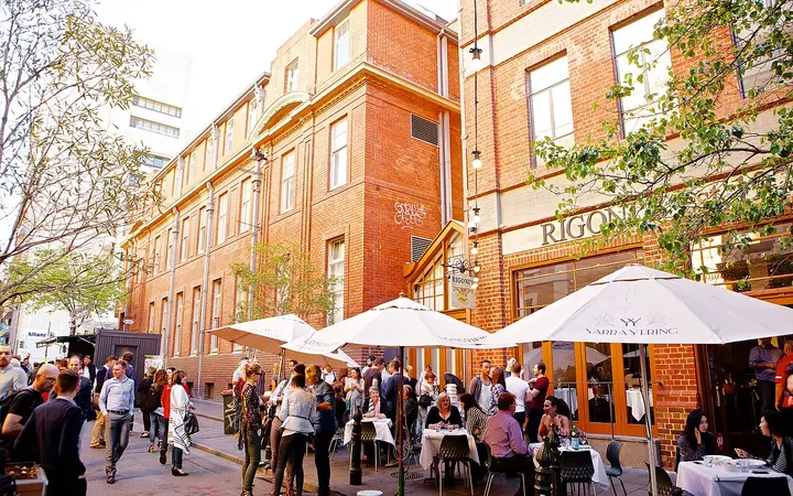 Leigh Street, the laneway Shōbōsho is on