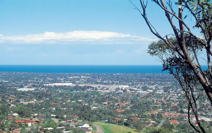 The view from Windy Point Lookout, where the restaurant sits