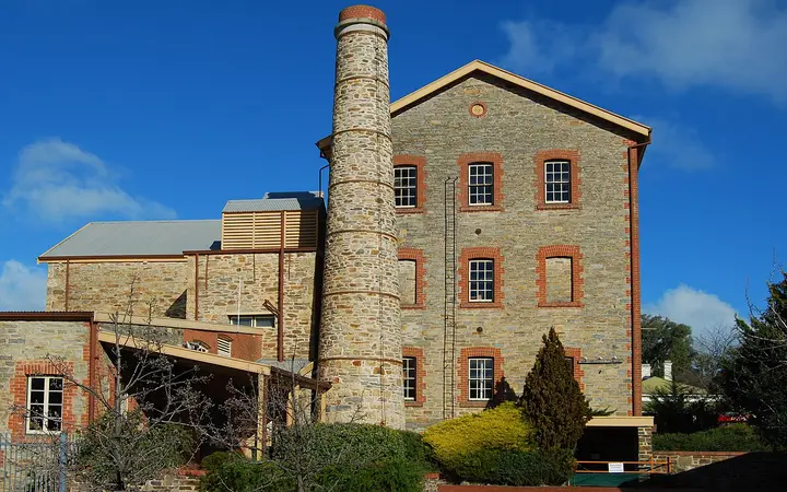 The old mill building at the National Motor Museum, Birdwood