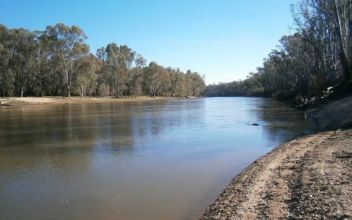 The Murray River near Albury–Wodonga