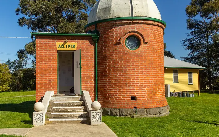 The heritage telescope dome at Ballarat Observatory