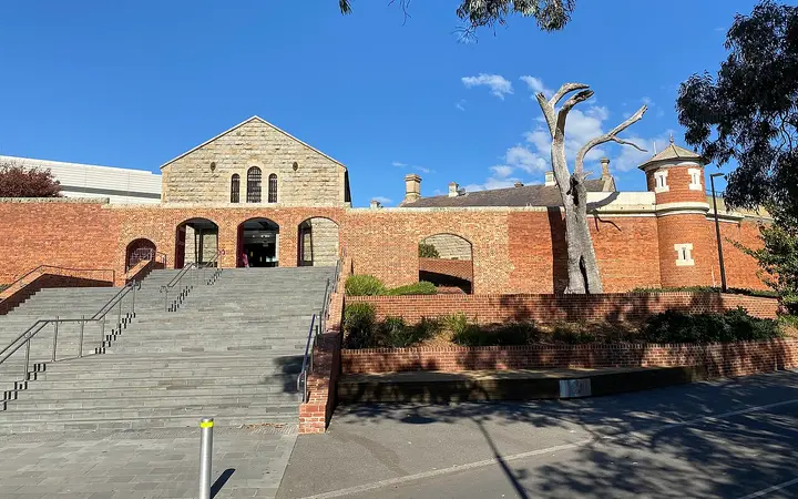 The Sandhurst Gaol entrance to Ulumbarra Theatre