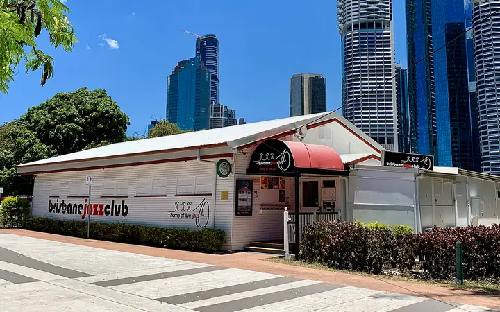 Brisbane Jazz Club's riverside boathouse, Kangaroo Point