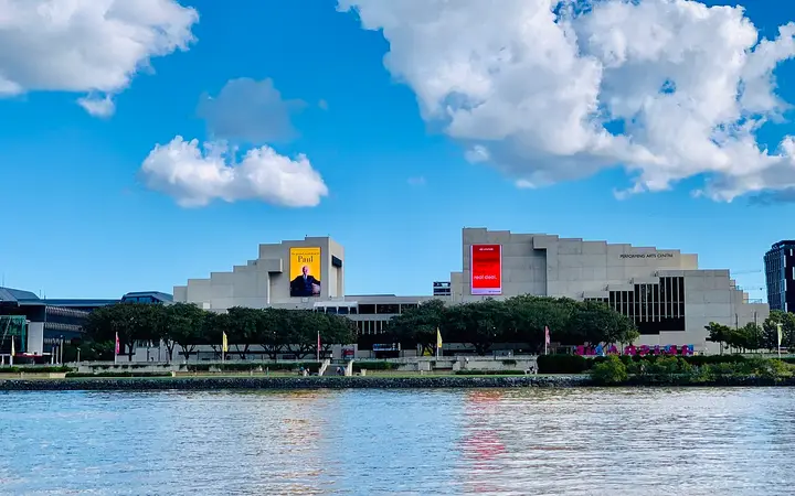 QPAC on the South Bank riverfront, home of the Melbourne Street Green stage