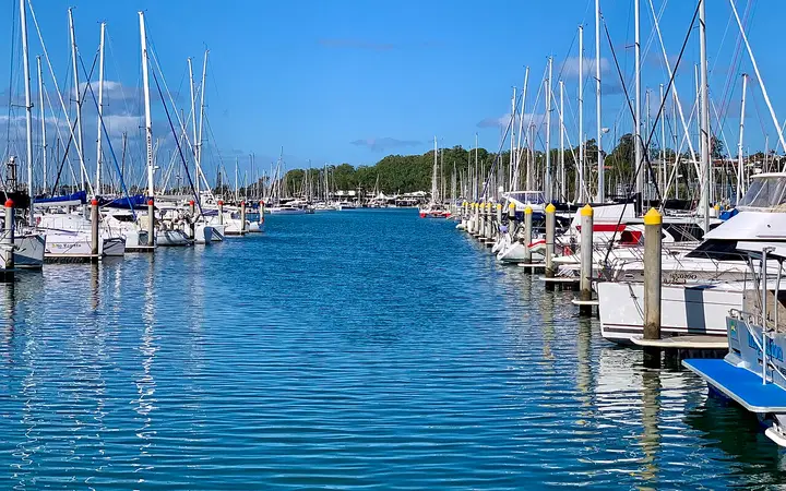 Manly Boat Harbour, the end of the foreshore walk
