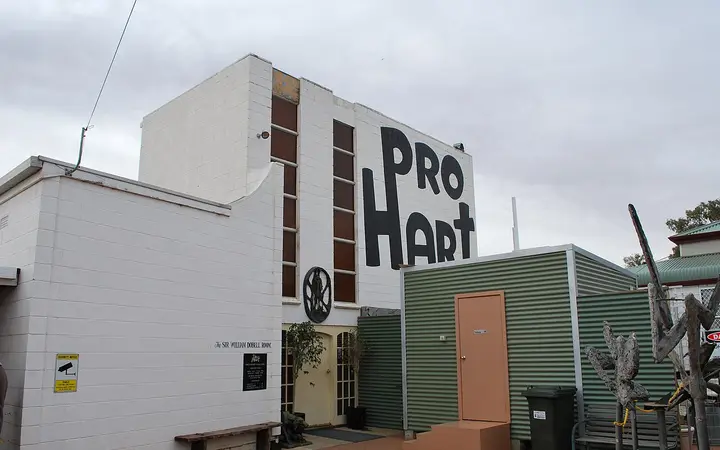 The Pro Hart Gallery on Wyman Street