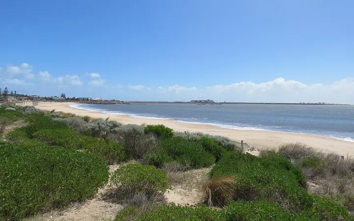 Koombana Bay, where the eco-cruise goes looking for dolphins