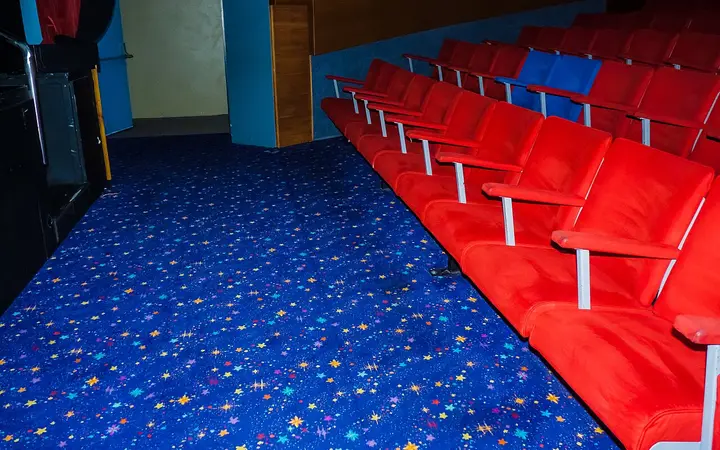 Inside the Moncrieff auditorium