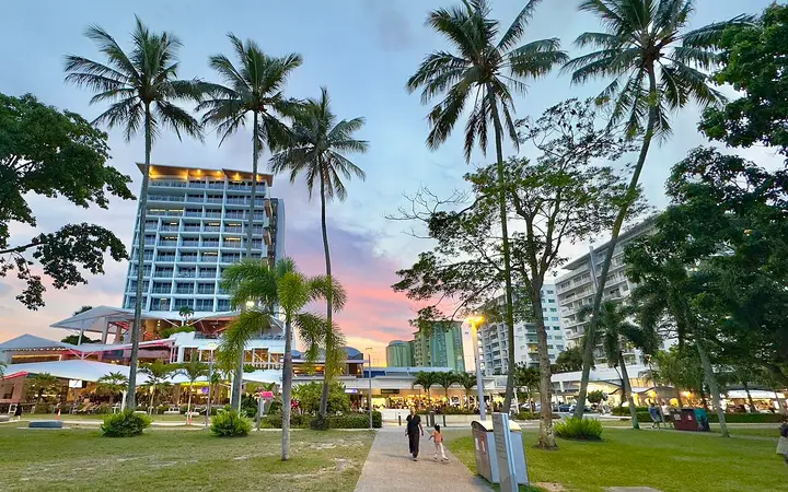 The Esplanade at twilight, a stroll from the Night Markets