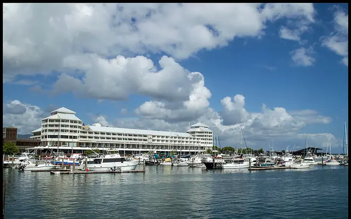 The marina at Marina Point, where Salt House sits