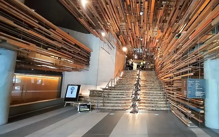 The Nishi building foyer in NewActon, where Palace Electric is