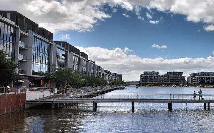The Kingston Foreshore waterfront by Trevillian Quay