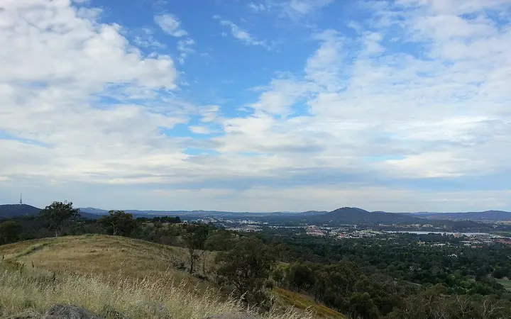 Red Hill Nature Reserve, looking out from Davidson Trig