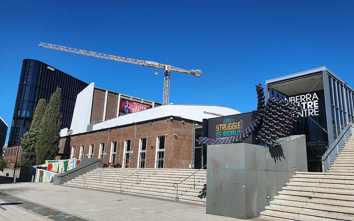 Canberra Theatre Centre, next door to Such and Such