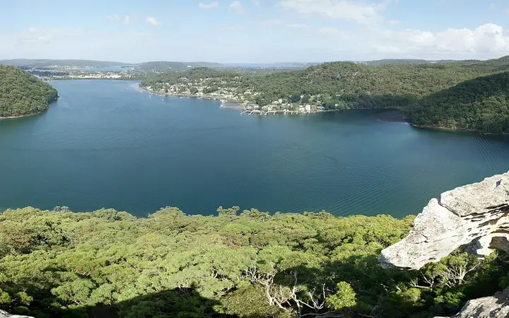 Woy Woy Bay from above