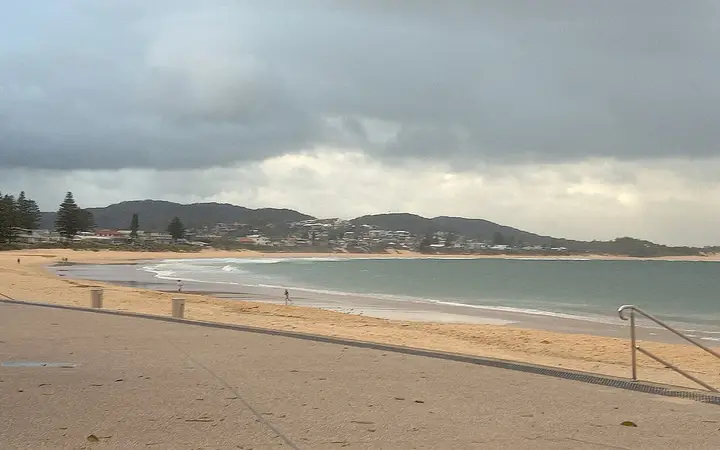 Terrigal Beach, below The Cowrie's hill