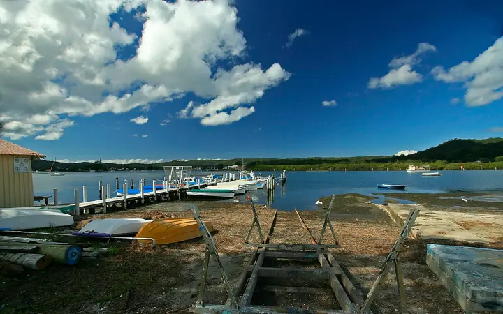 The Davistown waterfront