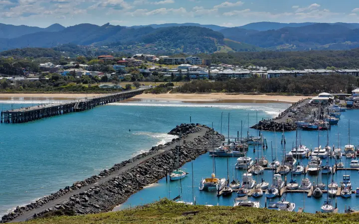 The jetty and Jetty Foreshores, where the market sets up