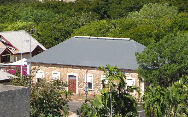 Brown's Mart, the theatre precinct Happy Yess is in