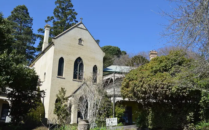 The convent chapel and gallery entrance