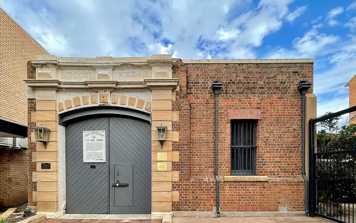The gatehouse of Old Dubbo Gaol