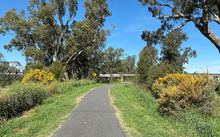 The Tracker Riley Cycleway in Dundullimal Reserve