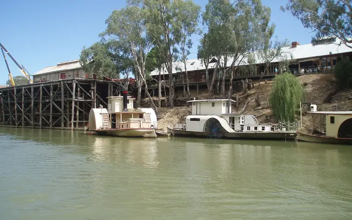 Paddlesteamers at the Echuca Wharf