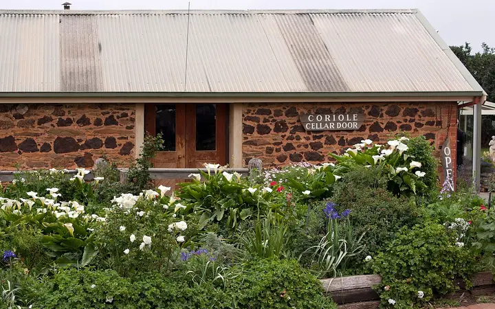 Coriole's cellar door and garden