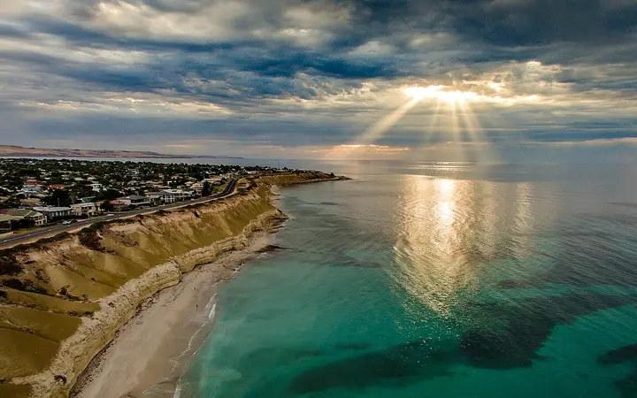 The Port Willunga cliffs, where the Star of Greece sits
