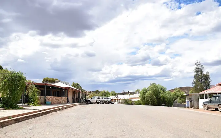 Blinman's main street, a short walk from the mine