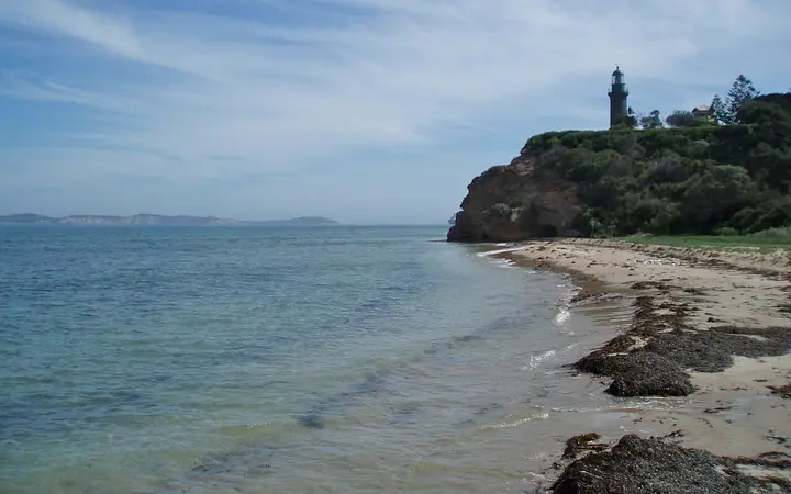 Point Lonsdale Lighthouse above the Rip