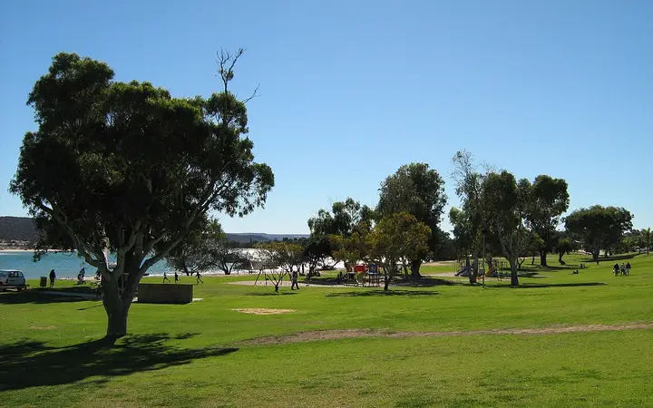 Kalbarri's foreshore, a couple of blocks from Finlay's
