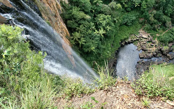Purling Brook Falls from the lookout