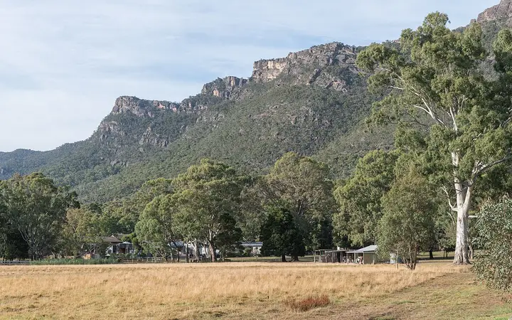 The ranges above Halls Gap, where the festival is held