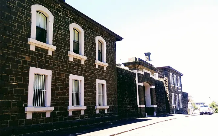 J Ward's bluestone walls in Ararat