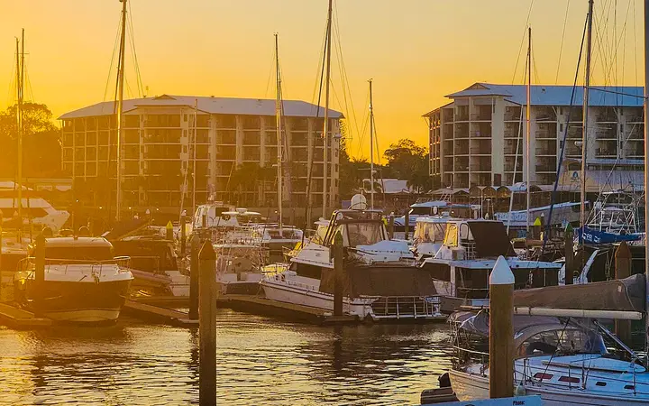 Great Sandy Straits Marina, where the walk begins