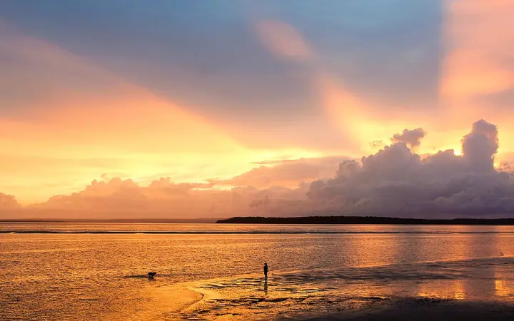The Great Sandy Strait from Urangan