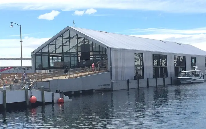 Brooke Street Pier, home of Aløft on the top floor