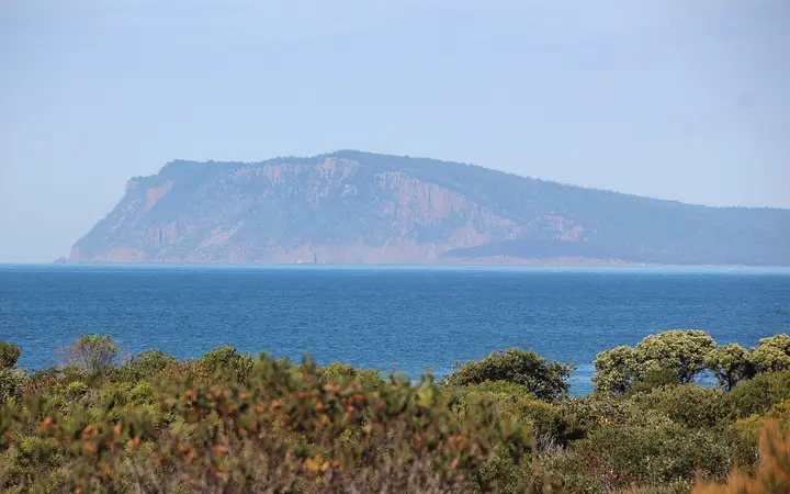 Fluted Cape over Adventure Bay, Bruny Island