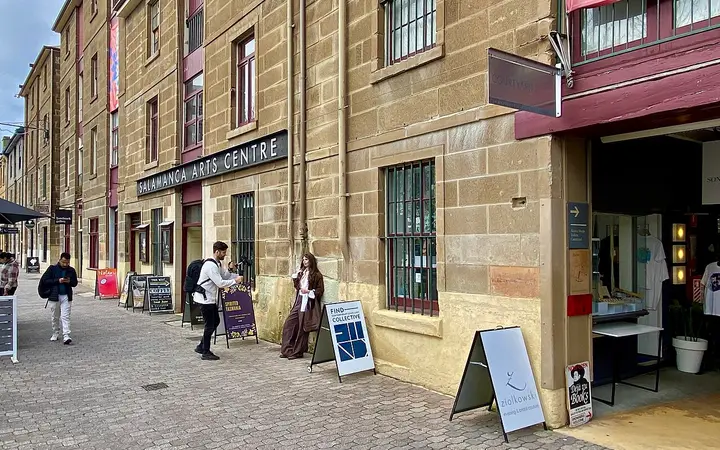 Salamanca Arts Centre, where Rektango plays in the courtyard