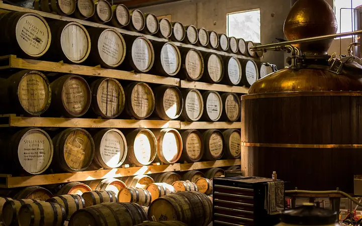 Inside Sullivans Cove Distillery