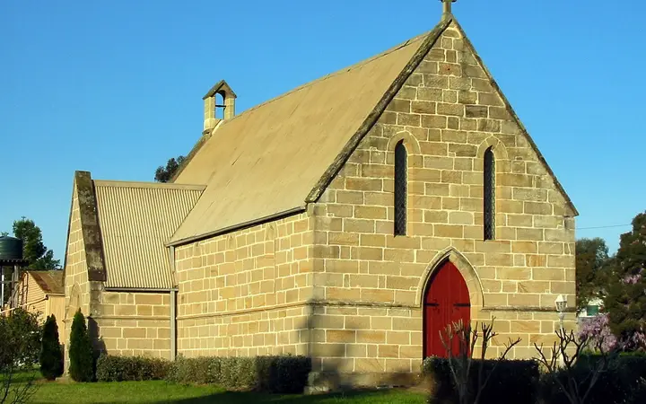 St John's Church, a stop on the Wollombi village walk